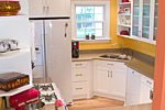 An example of a small kitchen remodel.